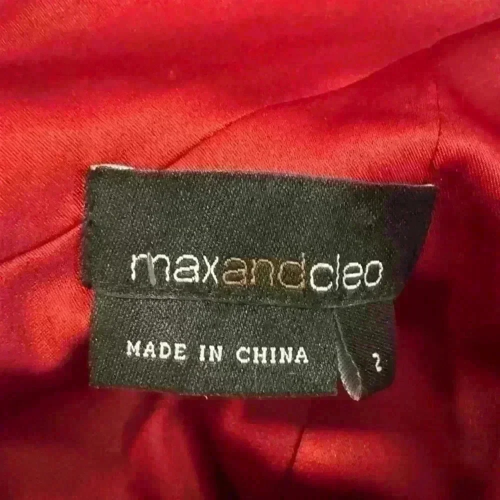 Womens Red Max and Cleo Dress